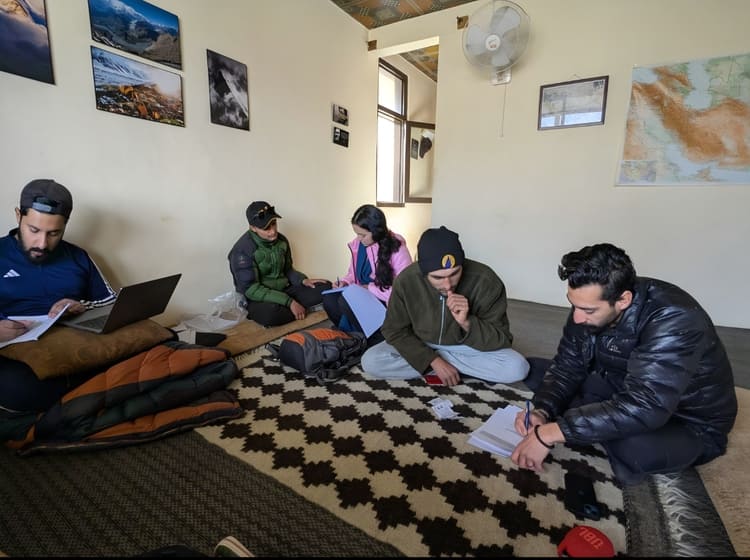Data collection teams travelled across the country and gathered data from all mountain guides.